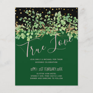 GREENERY Blätter Night Sky Wedding