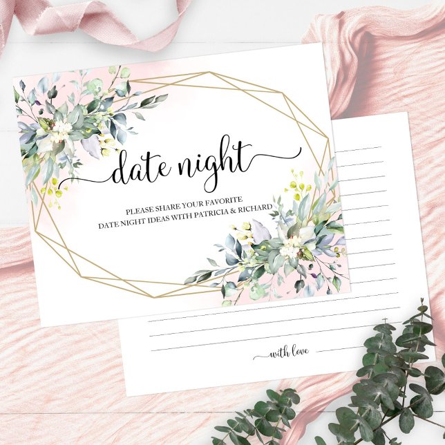 Greenery Brautparty Date Night Jar Cards (Von Creator hochgeladen)