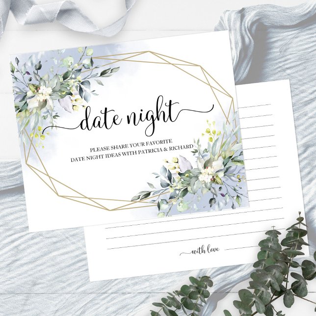 Greenery Brautparty Date Night Jar Cards (Von Creator hochgeladen)