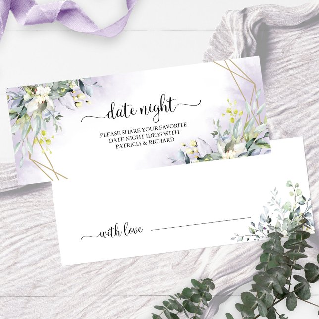 Greenery Brautparty Date Night Jar Cards (Von Creator hochgeladen)