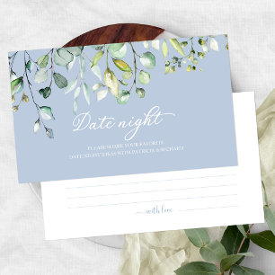Greenery Brautparty Date Night Jar Cards Begleitkarte