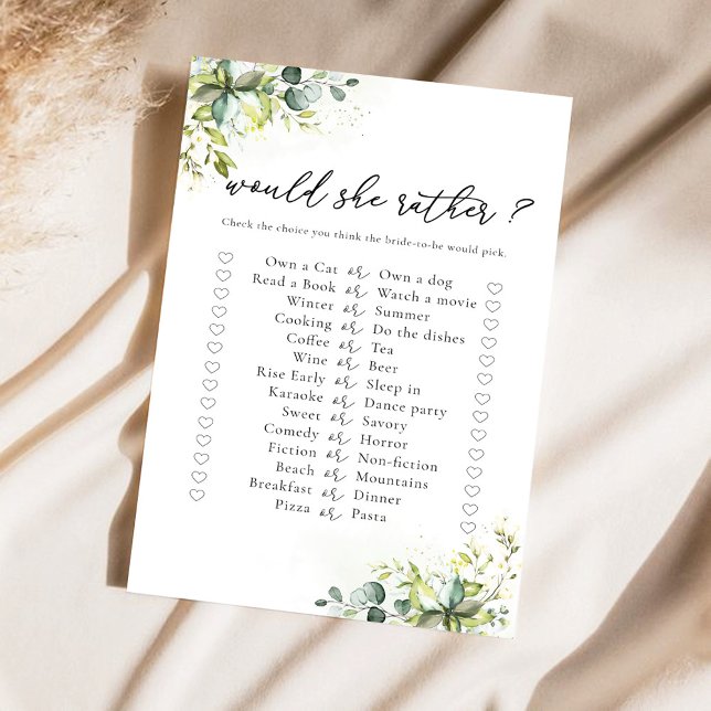 Greenery Brautparty Game (Von Creator hochgeladen)