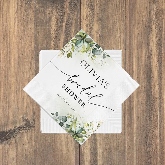 Greenery Brautparty Napkin Serviette (Von Creator hochgeladen)