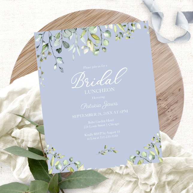 Greenery Bridal Luncheon Haushalt Einladung (Von Creator hochgeladen)