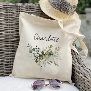 Greenery Bridesmaid Hochzeit Tote Tag Tragetasche