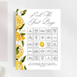 Greenery Citrus Finden Sie das Bingo Game