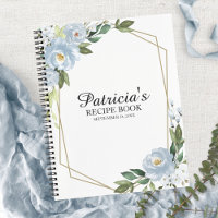 Greenery Dusty Blue Brautparty Rezept Buch