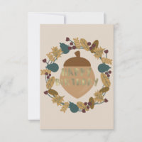 Greenery Erntedank Fall Birthday Gold Wreath