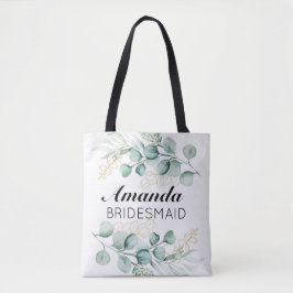 Greenery Eucalyptus Blätter Bridesmaid Tote Bag