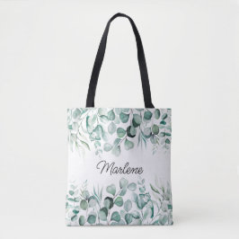 Greenery Eucalyptus Blätter Bridesmaid Tote Bag