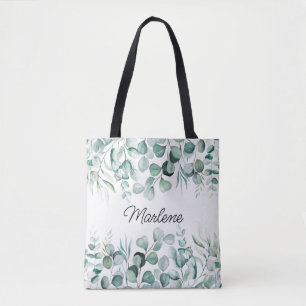 Greenery Eucalyptus Blätter Bridesmaid Tote Bag