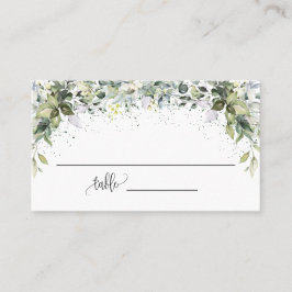 Greenery Eucalyptus Brautparty Wedding Flat Platzkarte
