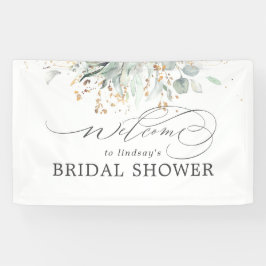 Greenery Eucalyptus Brautparty Willkommen Banner