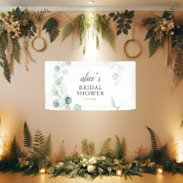 Greenery Eucalyptus Bridal Shower Banner