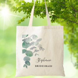 Greenery Eucalyptus Bridesmaid Tragetasche