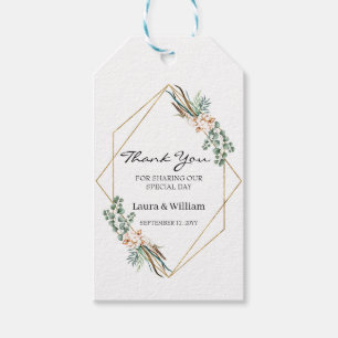 Greenery Eucalyptus Cotton Gastgeschenk Hochzeit V Geschenkanhänger