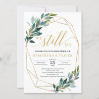 Greenery eucalyptus gold geometrisch wir noch tun