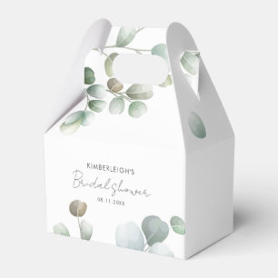 Greenery Eucalyptus Script-Brautparty Geschenkschachtel