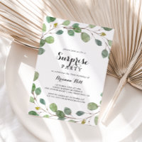 Greenery Eucalyptus Surprise Party
