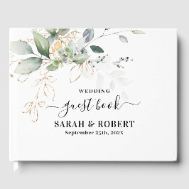 Greenery Eucalyptus wedding Guest Book Gästebuch
