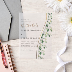 Greenery Floral Nuestra Boda Spanish Wedding