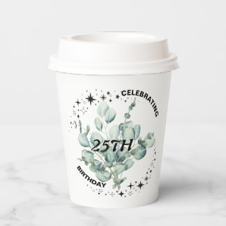 Greenery Floral Sky Star Geburtstagsfeier Pappbecher