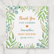 Greenery Foliage Botanical Baby Shower