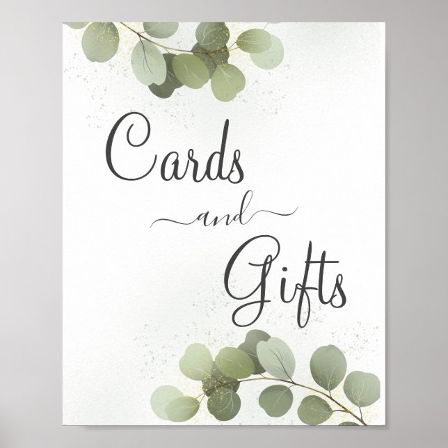 Greenery Foliage Eucalyptus Poster (Vorne)