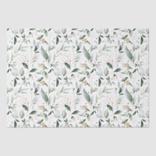 Greenery Foliage Gold Blätter Seidenpapier