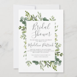 Greenery Frame Brautparty Einladung
