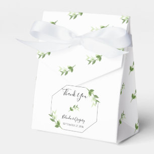 Greenery Garden Blätter Rahmen Wedding Geschenkschachtel