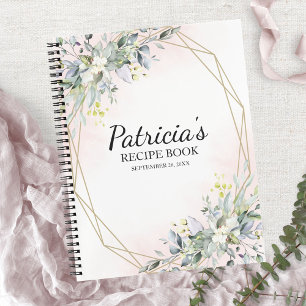 Greenery Geometric Brautparty Rezept Buch