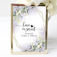 Greenery Geometric Eukalyptus Liebe ist ein süßes 