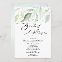 Greenery Gold Botanical Blätter Brautparty