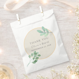 Greenery Gold Gastgeschenk Hochzeit Bags Geschenktütchen