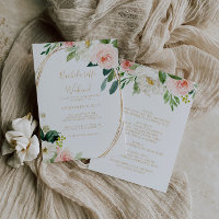 Greenery & Gold Geometric Bachelorette Wochenende