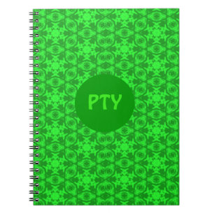 Greenery Kaleidoscope Notizblock