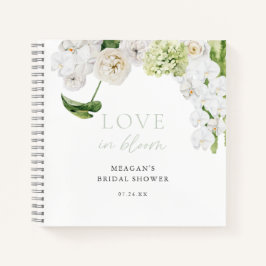 Greenery Love In Bloom Bridal Shower Guestbook Notizbuch