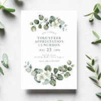 Greenery Luncheon Mitarbeiter Volunteer Wertschätz