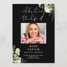 Greenery Memorial Funeral Order Of Service  Programm