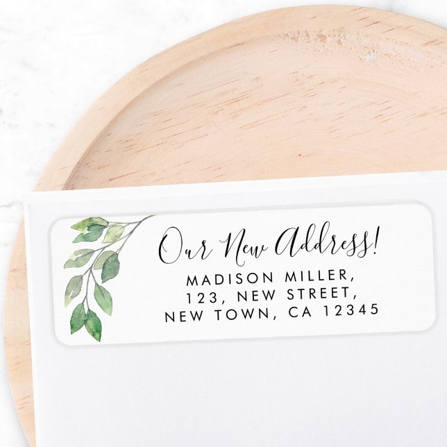 Greenery New Address Rücksendeadresse (Von Creator hochgeladen)