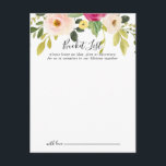 Greenery Pink Blush Wedding Bucket List Cards Postkarte<br><div class="desc">Die Rosa-Rosa-Eimerkarten sind die perfekte Wahl für einen einfachen Hochzeitsempfang oder ein einfaches Brautparty. Das Design ist handbemalt illustrierte,  schöne rosa,  rot-gelbe und grüne Peonies. Ändern Sie den Wortlaut in Anzug jedes Lebensereignisses. Das Schild der Schaufelliste wird separat verkauft.</div>