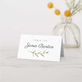 Greenery Sprig Wedding/Event-Platzkarte Platzkarte