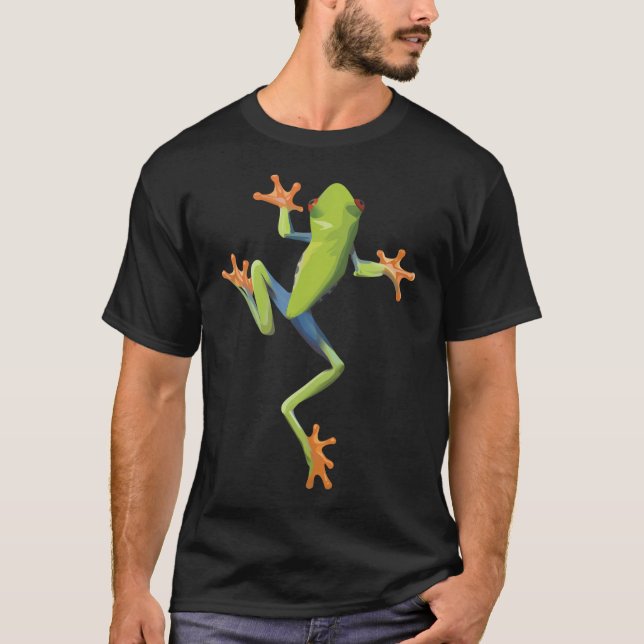 Greenery Tree-Frog T-Shirt (Vorderseite)