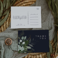 Greenery und Gold Leaf Dark Navy Hochzeit Vielen D