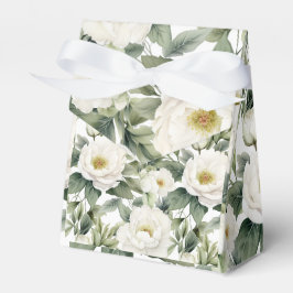 Greenery White Floral Gastgeschenk Hochzeit Box Geschenkschachtel