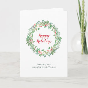Greenery Wreath Business Corporate Weihnachten