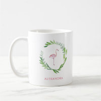 Greenery Wreath | Rosa Flamingo