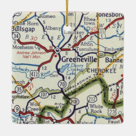 Greeneville TN Keramikornament