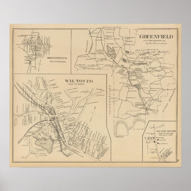 Greenfield, Hillsborough Co. Poster (Vorne)